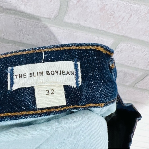 Madewell The Slim Boyjean Raw Hem Edition Creston Wash Size 32 - Picture 11 of 13